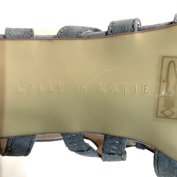 Kelly & Katie Talinia Caged Gray Sandals 6.5 - Picture 10 of 13